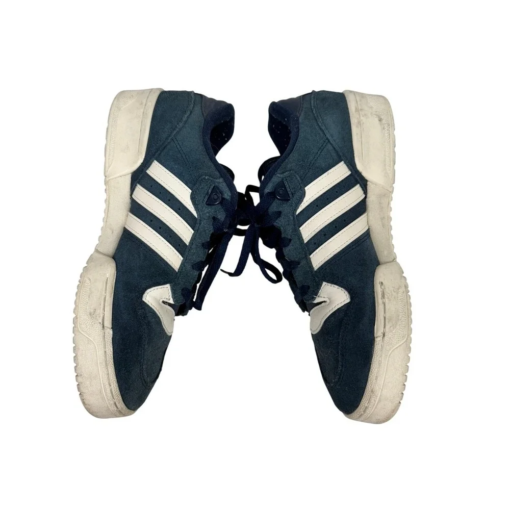 Adidas Rivalry Low Collegiate Navy Cloud White Suede IE9910 Men's 8 Women's 9